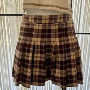 Tilly's Full Tilt Plaid Girls Tennis Skirt